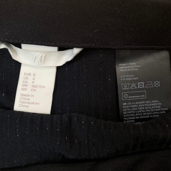 Black glitter midi skirt - Picture 4 of 4